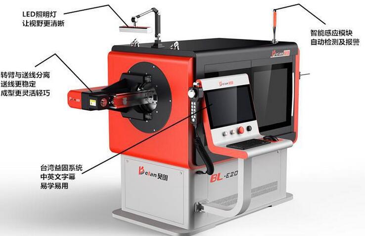 轉頭線材折彎機特點及功能 轉頭線材折彎機特點及功能